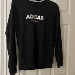 Black Adidas Crewneck